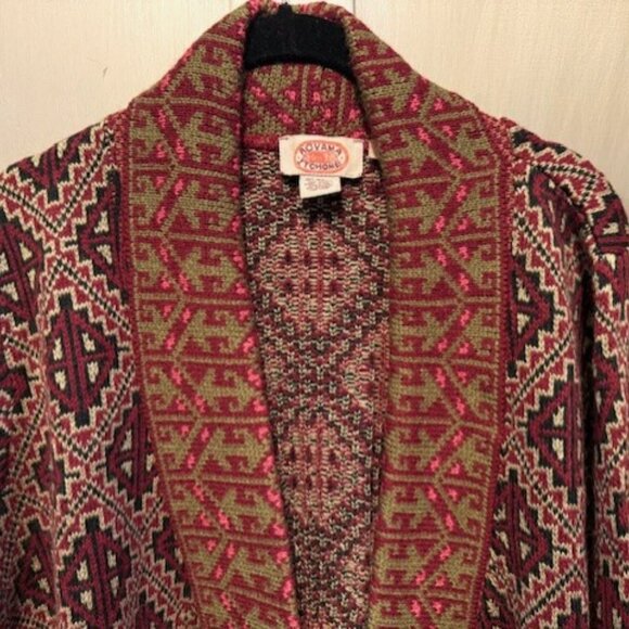 Boho shawl neck Cardigan Duster Sweater / Jacket - Picture 7 of 16